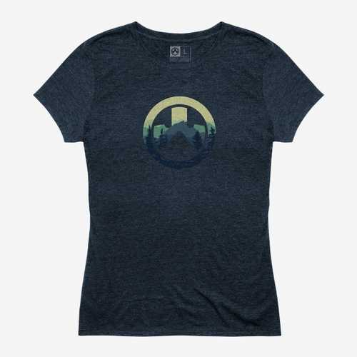 Magpul Mag1193-411-L Cascade Women's Navy Heather Large Short Sleeve T-Shirt