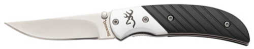 Browning Prism II 2.40" 7Cr17MoV Stainless Steel Drop Point Aluminum Black Handle Folder Knife