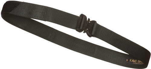 TACSHIELD (Military Prod) Tactical Gun Belt With Cobra Buckle 30"-34" Webbing Black Small 1.75" Wide