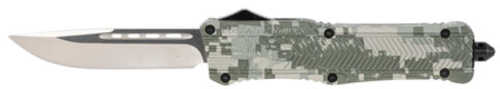 Cobra Tec Knives CTK-1 Large 3.75" D2 Steel Drop Point Aluminum Alloy Winter Digi Camo Handle