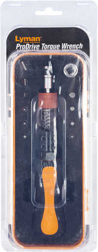 Click to see larger image. Lyman Torque Wrench Black/Orange Steel Rubber Handle
