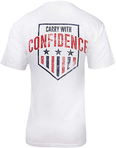 Glock Carry With Confidence Red/White/Blue 3Xl Short Sleeve Shirt