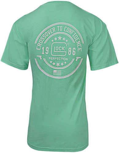 Glock Crossover Turquoise 2Xl Short Sleeve Shirt