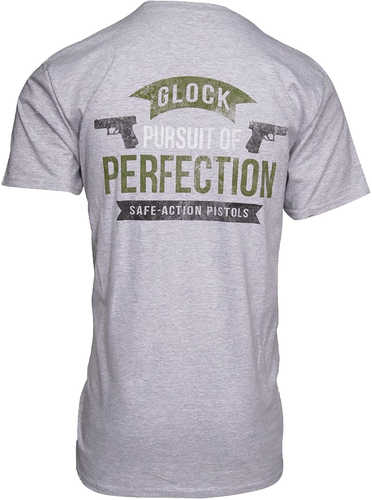 Glock Pursuit Of Perfection Gray Medium Short Sleeve Shirt