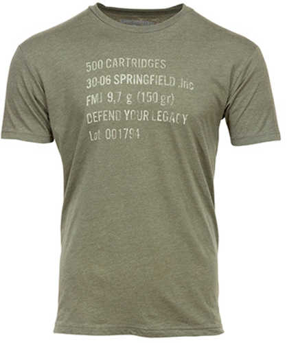 Springfield Armory Ammo Can Mens T-Shirt OD Green Small Short Sleeve