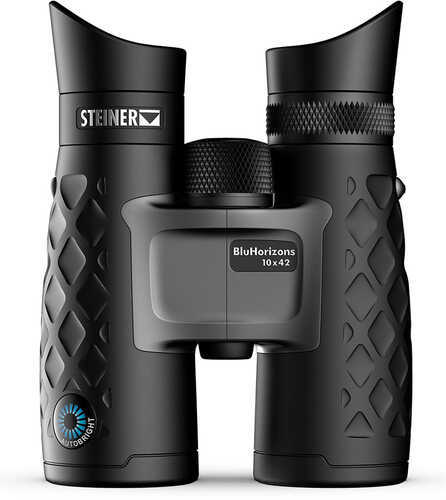 Steiner BluHorizons 10X42mm 328 @ 1000 yds FOV Black Rubber Armor Binocular