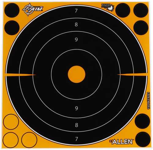 Allen EZAIM Adhesive Splash Target 8X8 Bullseye 30Pk