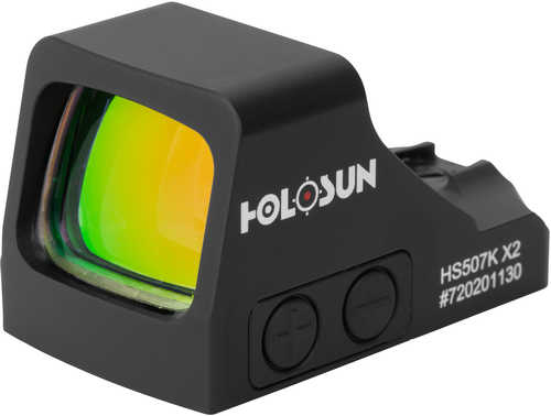 Holosun HS507K-X2 1X Multi-Reticle Black Hardcoat Anodized
