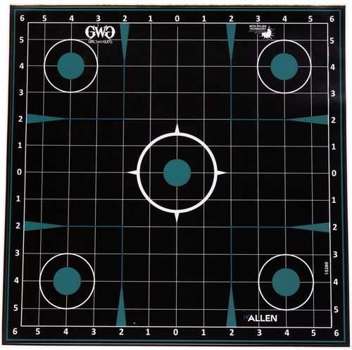 Allen Girls With Guns Splash ADHESIV 12X12 Sight Grid 5Pk