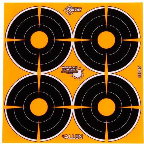 Allen EZ AIM Adhesive Bullseye 3" 12 Sheets 15326
