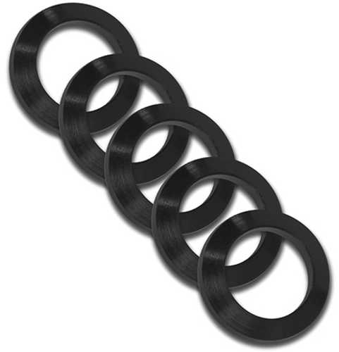 Grovtec US Inc Crush Washer 308 Cal Black Nitride Steel 5/8"-24 tpi Rifle 5 Per Pack