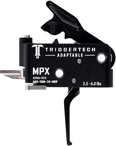 TriggerTech Adaptable Sig MPX Black PVD Two-Stage Flat 3.50-6 Lbs