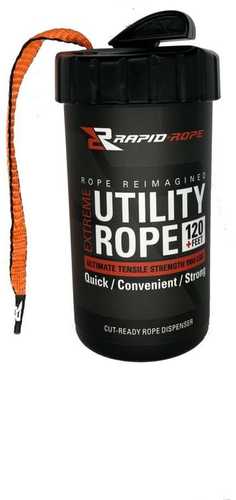 Rapid Rope Canister Orange 120+ Feet Utility W/CUTTR