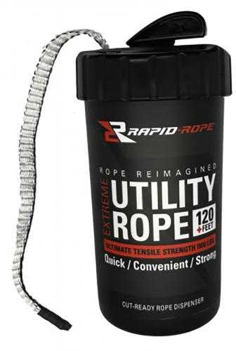 Rapid Rope Canister White 120+ Feet Utility W/Cutter