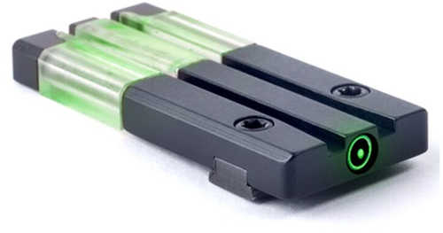 Mako Group Mepro FT Bullseye Micro Optic Pistol Sight Fiber Optic/Tritium Green for Glock MOS Models