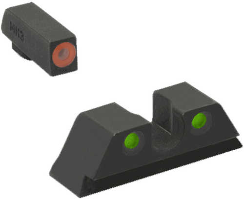 Meprolight Hyper Bright Night Sights For CZ P-10 Tritium Yellow /Green