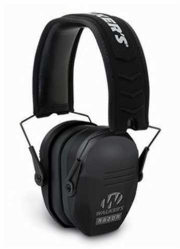 Walkers Razor Freedom Muff 23 Db Over The Head Polymer Black Ear Cups With Distressed 2Nd Amendment