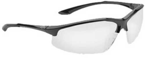 Walker's Ballistic Eyeware IKON Tanker Clear Lens Hi-Gloss Black Open Frame Glasses