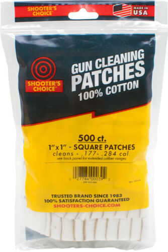 Shooters Choice Cleaning Patches 1 in. 500 pk.