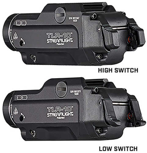 Streamlight TLR-10 Weapon Light W/Laser Handgun 1000 Lumens White Led/Red Laser Flex Aluminum