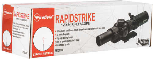 Firefield Rapid Strike 1-6X <span style="font-weight:bolder; ">24mm</span> Illuminated Red/Green Circle
