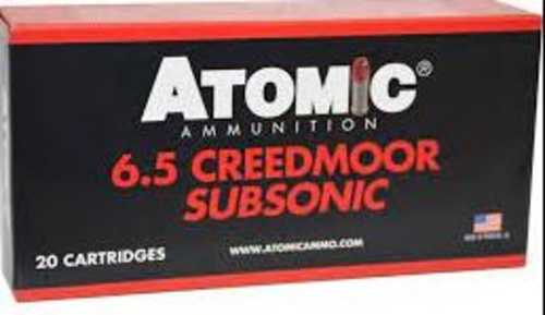 6.5 Creedmoor 20 Rounds Ammunition Atomic 129 Grain Hollow Point