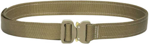Bigfoot Gun Belts Tactical EDC 37"-40" NylonSteel Coyote Tan With Cobra QD Buckle Large