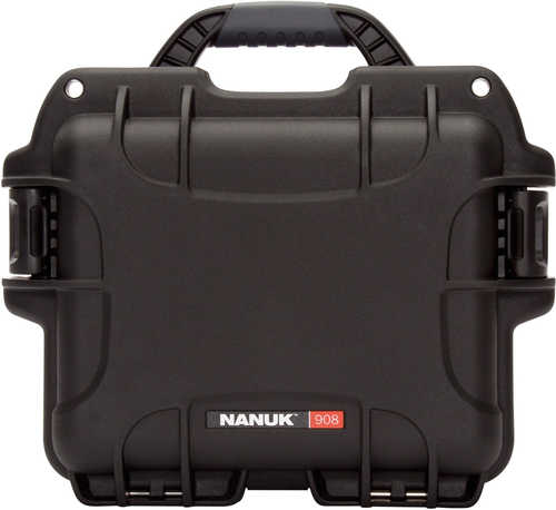 NANUK (PLASTICASE Inc) 908-1001 908 Case With Foam Small Polyethylene Black