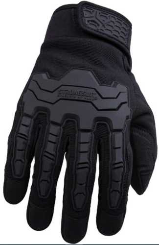 STRONGSUIT Brawny Gloves Med Black W/Knuckle Protection