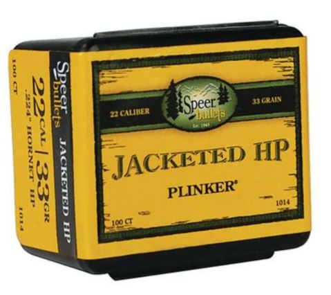 Speer Bullet 22 Caliber 33 Grains HP Hornet 1014