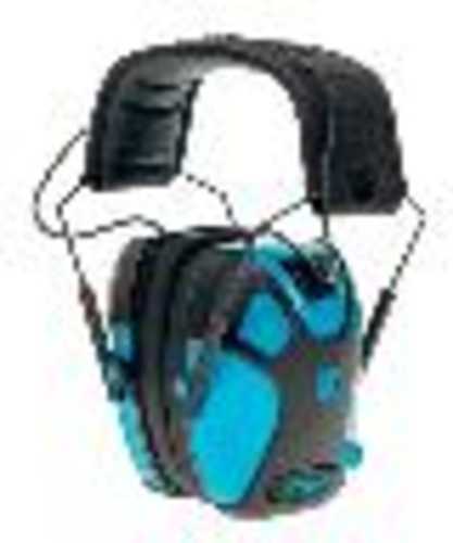 Caldwell Youth Electron Earmuff Neon Blue