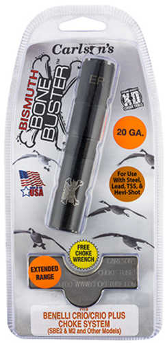 Click to see larger image. Carlson's Choke Tubes 09217 Bismuth Bone Buster Benelli Crio/Crio Plus 20 Gauge Extended Range 17-4 Stainless Steel