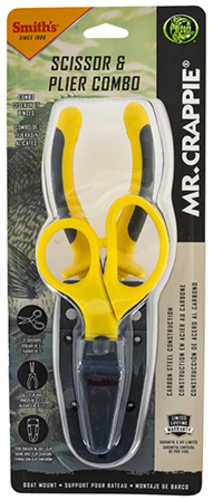 Mr. Crappie Pliers & Scissor Combo Gray/Yellow