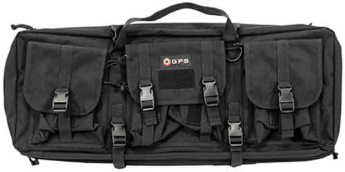 G-Outdoors Inc. Tactical Double Rifle Case Black 28" 600 Denier Polyester GPS-DRC28