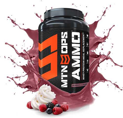 MTN Ops Ammo Whey Protein Berries and Cream-img-0