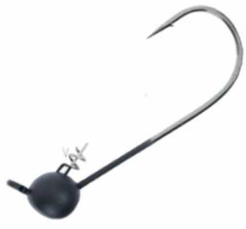 Owner Ultrahead Shaky Jighead Black 1/4Oz 4/0 4Pk W/C-Pin