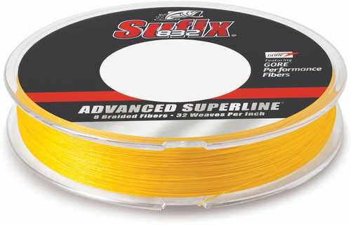Sufix Advanced Superline 832 Braid 50 Lb Hivis Yellow 300 Yd