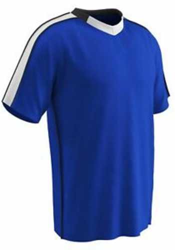 Champro Youth Mark Soccer Jersey Royal White Black Xlarge