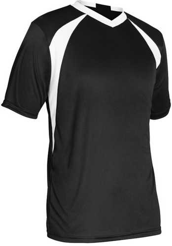 Champro Youth Sweeper Soccer Jersey Black White Extra Small