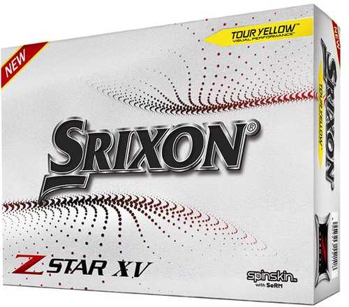 Srixon 2021 Z-Star XV Golf Ball-Yellow-Dozen