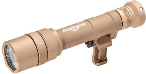 Surefire M640U Scout Pro Flashlight LED 1000 Lumens Tan Finish 1913 Picatinny Mount installed MLOK included Z68 On