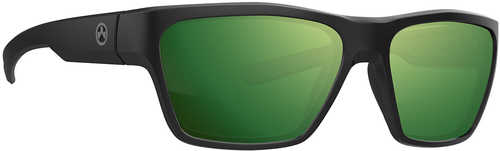 Magpul Pivot Eyewear Anti-Reflective, Polarized Polycarbonate Violet Green Mirror Lens With Black Wra