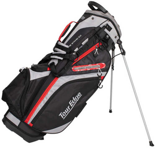 Tour Edge Hot Launch Xtreme Stand 5.0 Bag-Black-Red