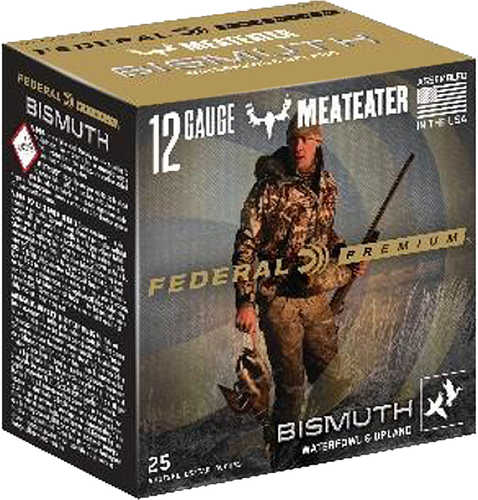 <span style="font-weight:bolder; ">Federal</span> Pbix1374 Premium Bismuth 12 Gauge 3" 1 3/8 Oz 4 Shot 25 Bx/ 10 Cs