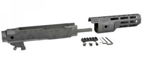 Midwest Industries Chassis 8" Length Aluminum Black Anodized Finish Fits Ruger 10/22 Accepts Fixed Stock (Stock Not Incl
