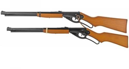 Daisy Heritage Kit Two Air Rifles Standard and Adult Size .177BB 10.875" Barrel Blued Finish Wood Stock Lever Action Sin