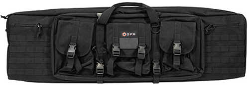 G-Outdoors Inc. Tactical Double Rifle Case Black 42" 600 Denier Polyester GPS-DRC42