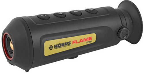 Konus Flame Thermal Optic 1.5-3X Matte Black Finish Includes Lens Cover USB Charging Cable and Soft Carry Bag 79