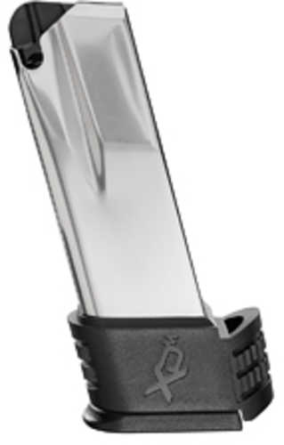 Springfield Magazine 10MM 15 Rounds Fits XDME Compact With Sleeve for Backstrap 3 Silver XDME50153