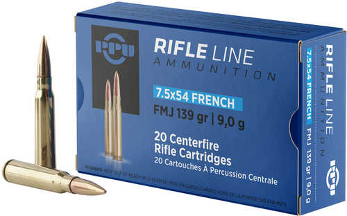 7.5x54 French 20 Rounds Ammunition Prvi Partizan 139 Grain FMJ